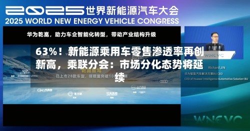 63%！新能源乘用车零售渗透率再创新高	，乘联分会：市场分化态势将延续-第2张图片