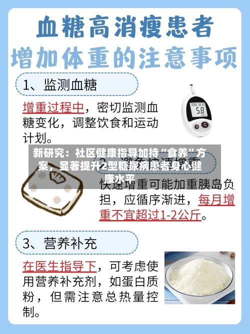新研究：社区健康指导加持“食养”方案，显著提升2型糖尿病患者身心健康水平-第3张图片