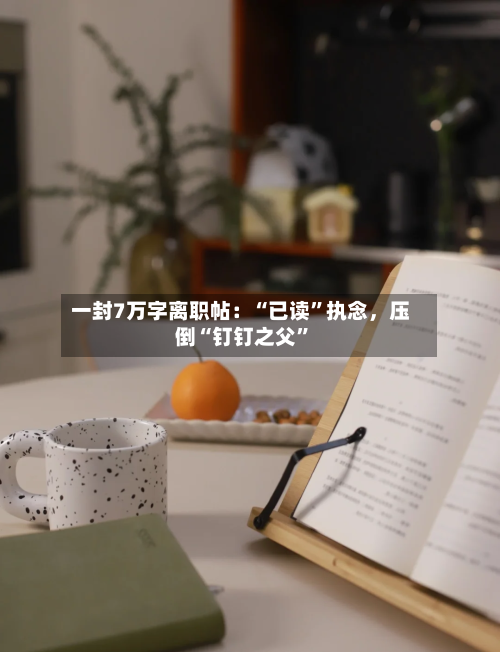 一封7万字离职帖：“已读”执念，压倒“钉钉之父”-第2张图片