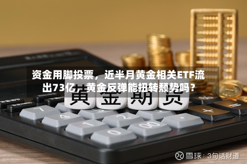 资金用脚投票	，近半月黄金相关ETF流出73亿，黄金反弹能扭转颓势吗？-第2张图片