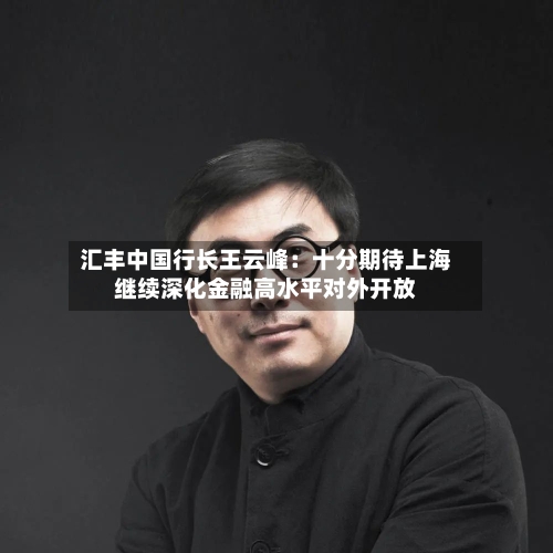 汇丰中国行长王云峰:十分期待上海继续深化金融高水平对外开放-第2张图片