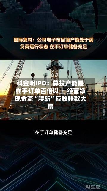 科金明IPO：募投产能是在手订单百倍以上 经营净现金流“腰斩”应收账款大增-第3张图片