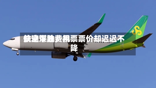 航空煤油费用快速下跌	，机票票价却迟迟不降-第3张图片