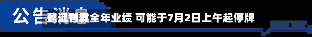 盈证世界延迟刊发全年业绩 可能于7月2日上午起停牌-第2张图片