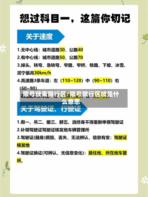 限号驶离限行区/限号限行区域是什么意思-第2张图片