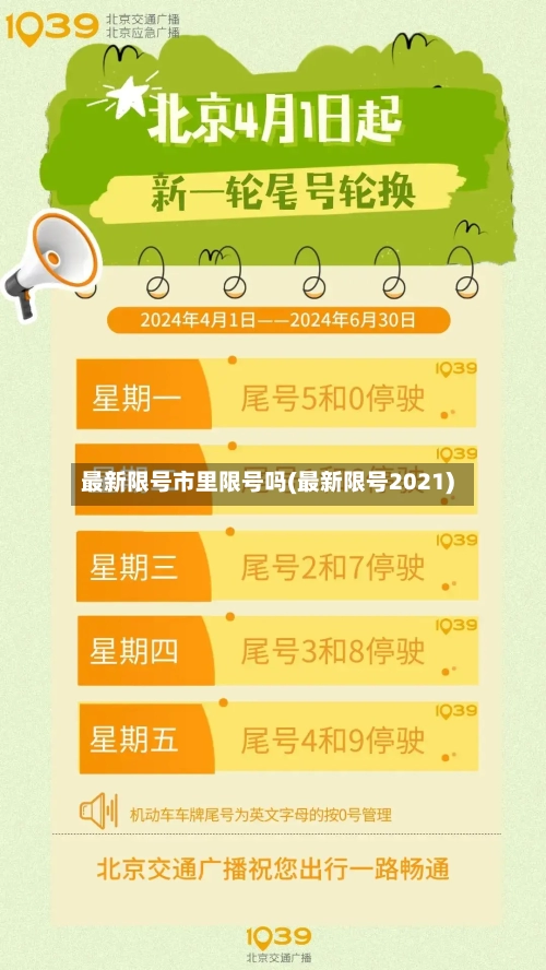 最新限号市里限号吗(最新限号2021)-第3张图片