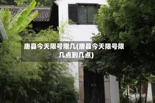 唐县今天限号限几(唐县今天限号限几点到几点)-第2张图片