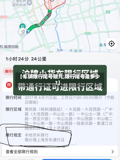 【车辆限行尾号限几,限行尾号是多少?】