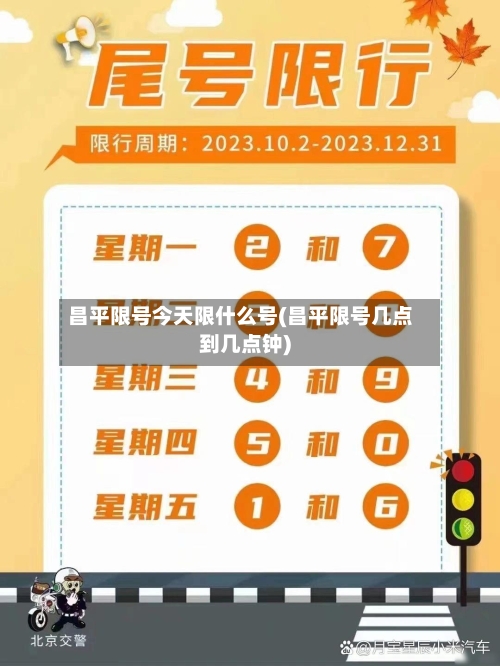 昌平限号今天限什么号(昌平限号几点到几点钟)