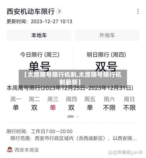 【太原限号限行机制,太原限号限行机制最新】-第2张图片