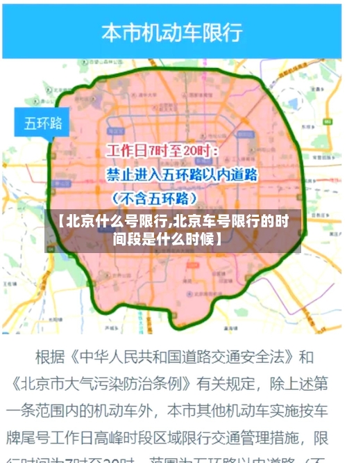 【北京什么号限行,北京车号限行的时间段是什么时候】