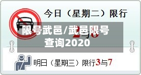 限号武邑/武邑限号查询2020-第2张图片