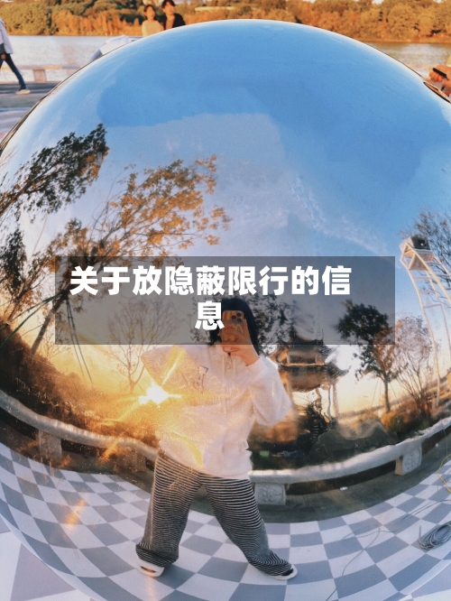 关于放隐蔽限行的信息