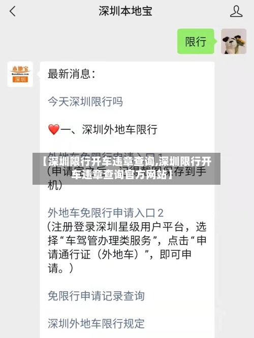 【深圳限行开车违章查询,深圳限行开车违章查询官方网站】-第3张图片