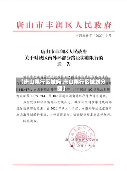 【唐山限行区域吗,唐山限行区域划分图】